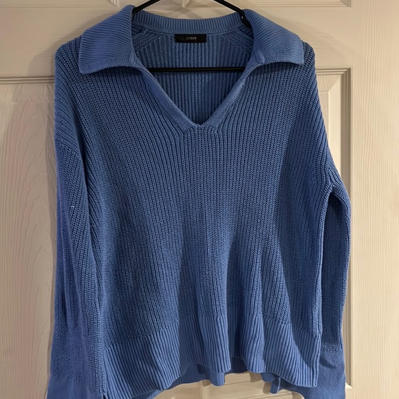 J. Crew Tops - J Crew collared sweater